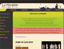 Tablet Screenshot of lamargelle.net